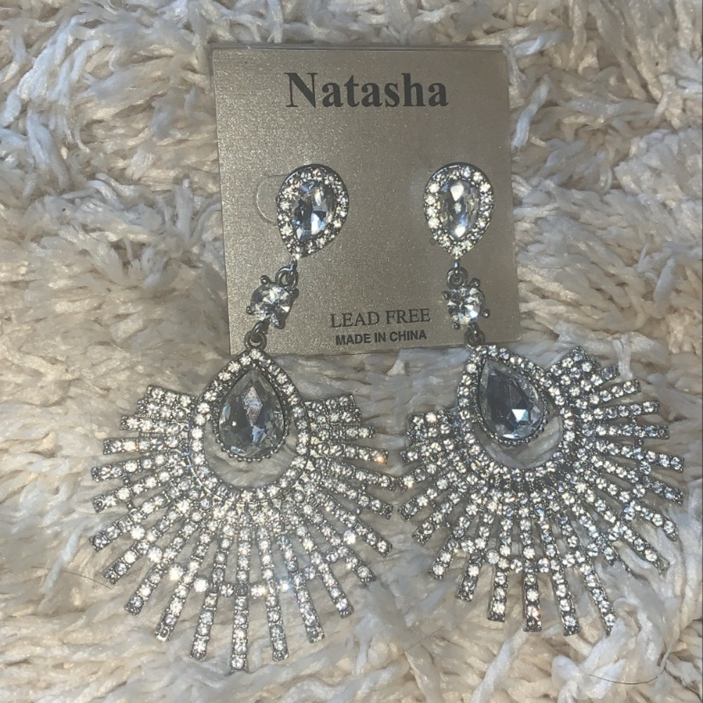 Silver earrings